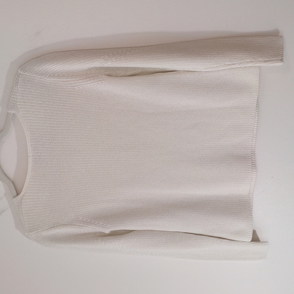 joie Magdelena V-neck Sweater Winter White Small - Picture 8 of 9